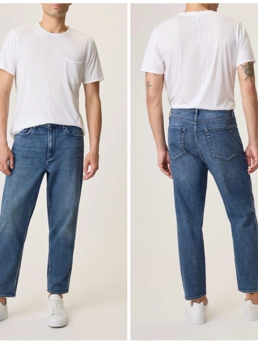 rag & bone Men’s Medium Blue Tapeted Relaxed Jeans Like new Sz 29 / fits like 31